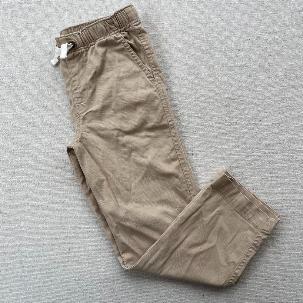 Primary Stretch Chino Drawstring Pant, Light Khaki, Size 5, GUC, Pair #4